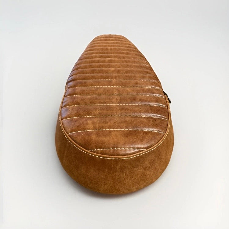 Flat leather seat for Royal Enfield Interceptor / GT 650